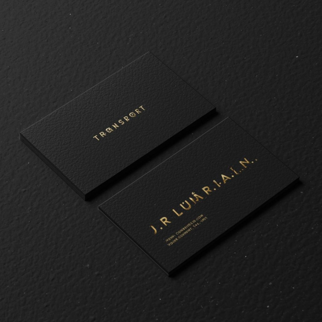 transport visiting card