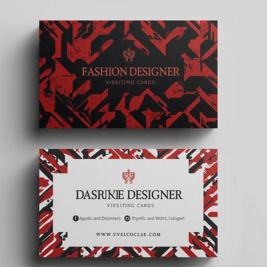Fashion Designer Visiting Card