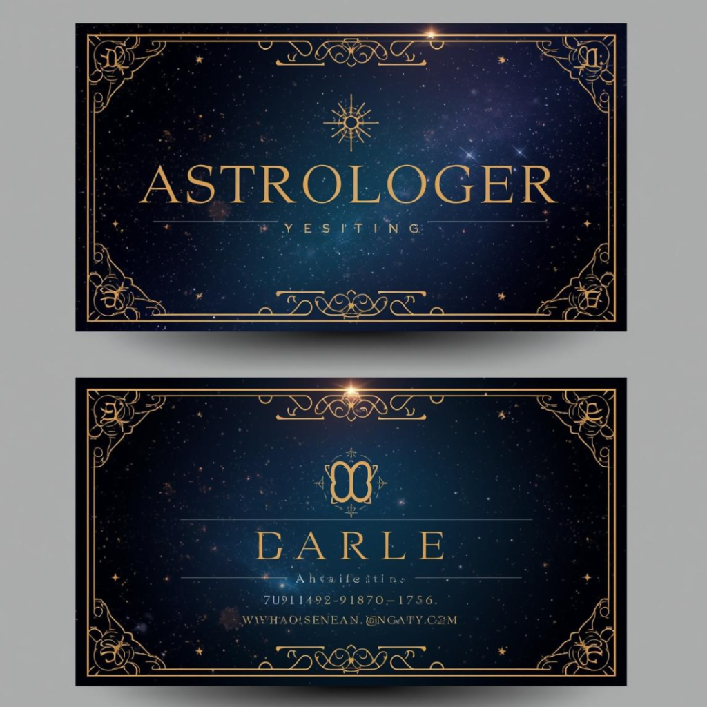 Astrologer Visiting Card