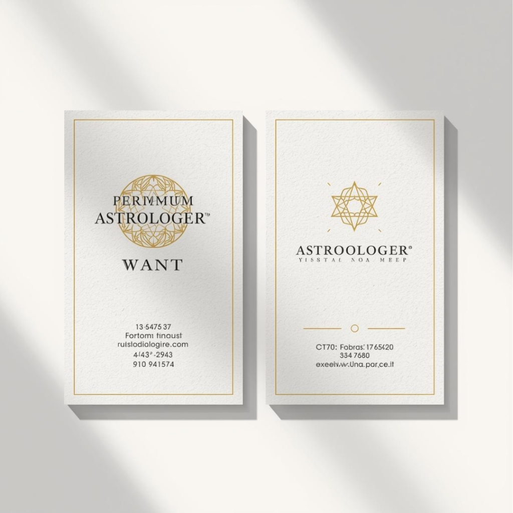 Astrologer Visiting Card 2