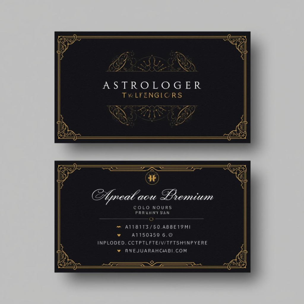 Astrologer Visiting Card