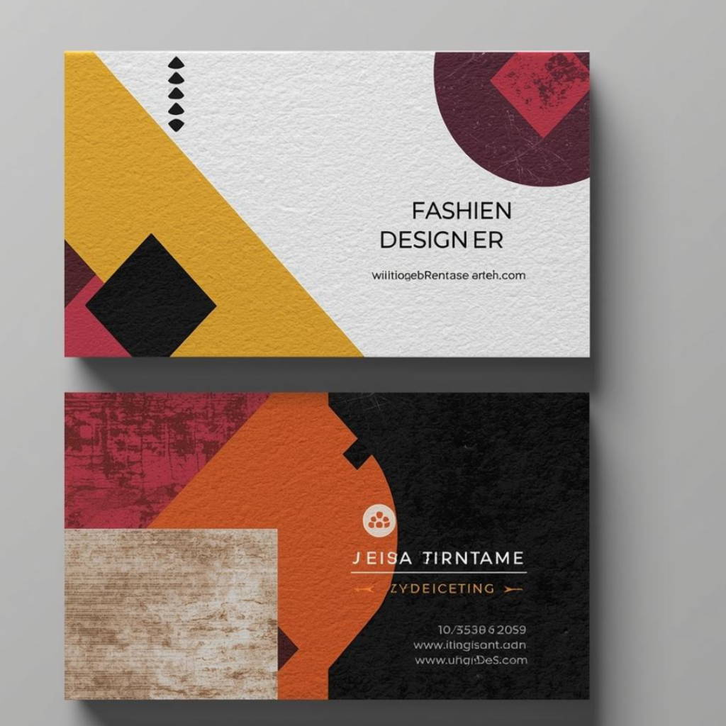Fashion Designer Visiting Card