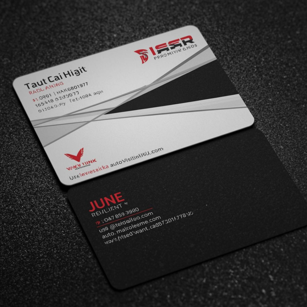 Auto Visiting Card