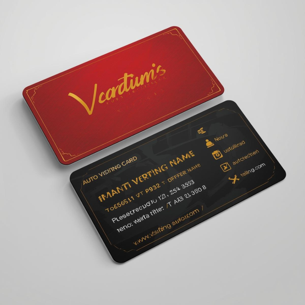 Auto Visiting Card