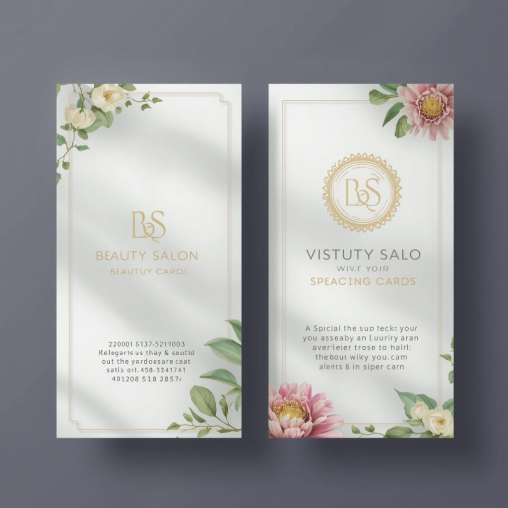 Beauty Salon Visiting Card