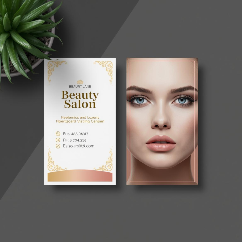 Beauty Salon Visiting Card