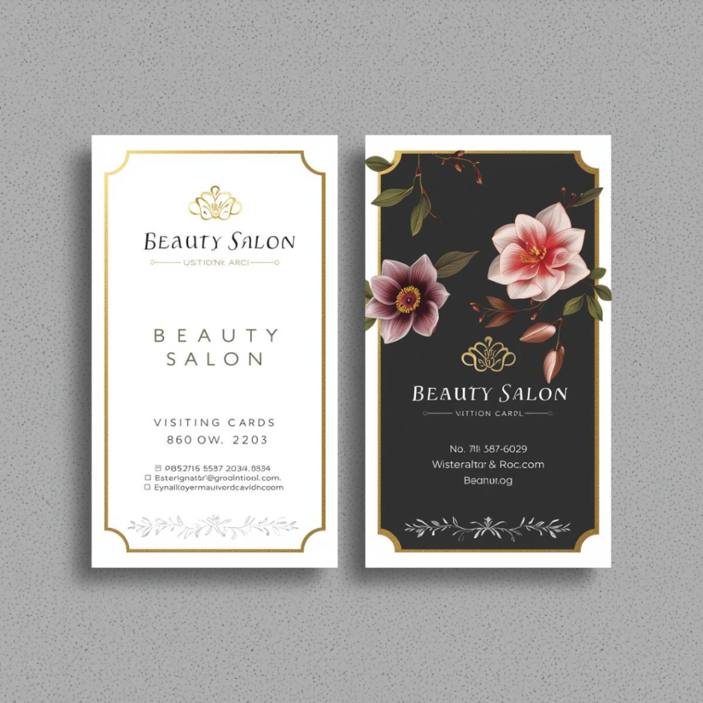 Beauty Salon Visiting Card