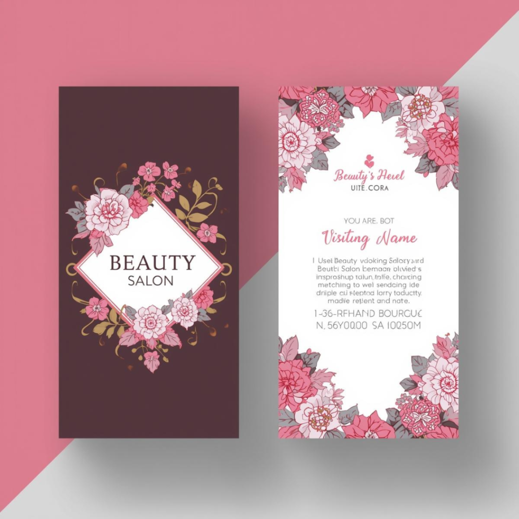 Beauty Salon Visiting Card