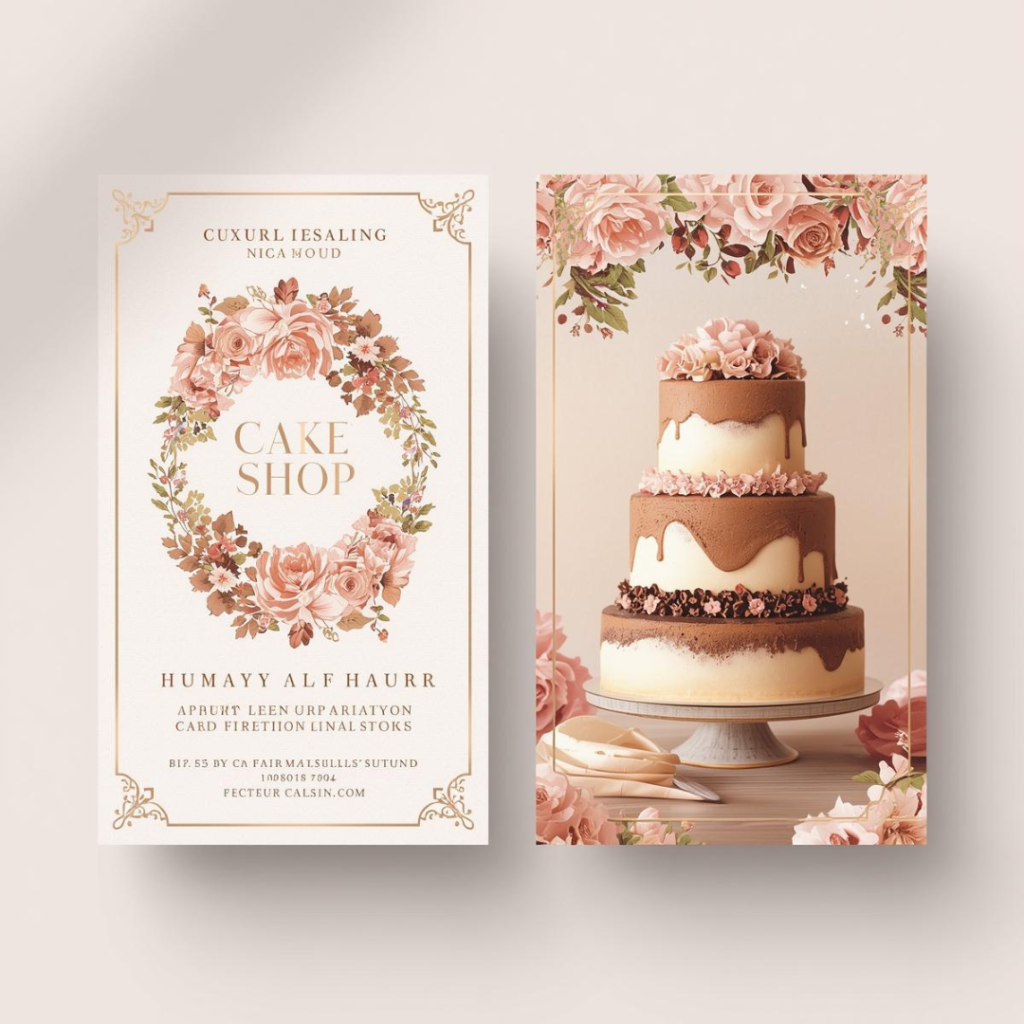 Cake Shop Visiting Card