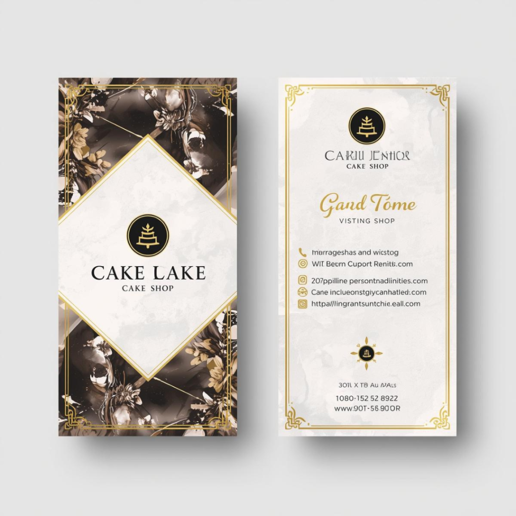 Cake Shop Visiting Card