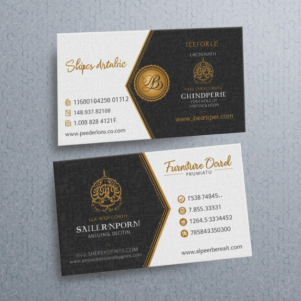 Furniture Visiting Card