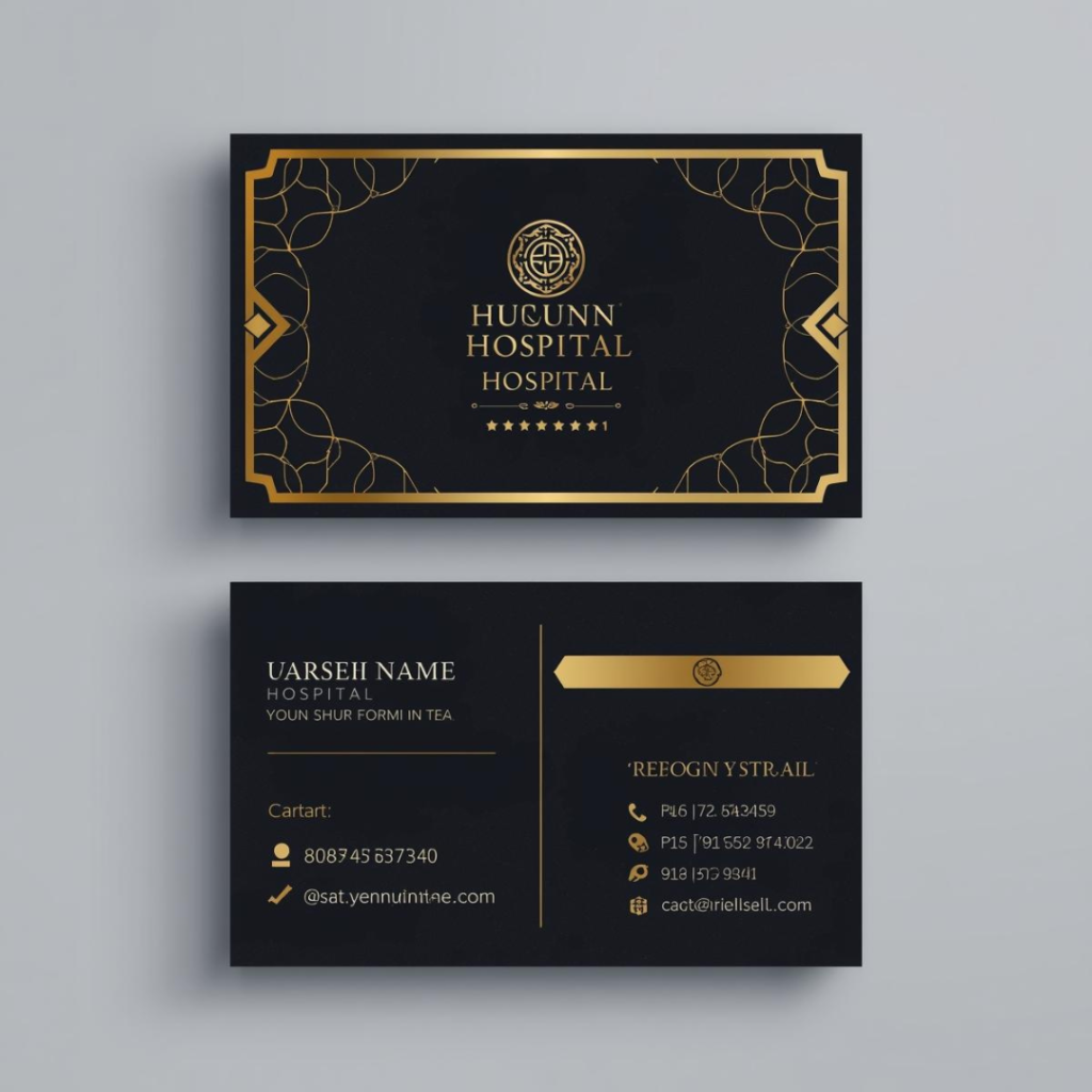 Hospital visiting card 1 1