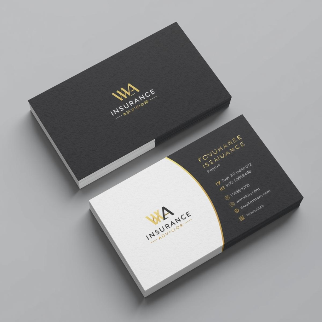 Insurance Advisor Visiting Card