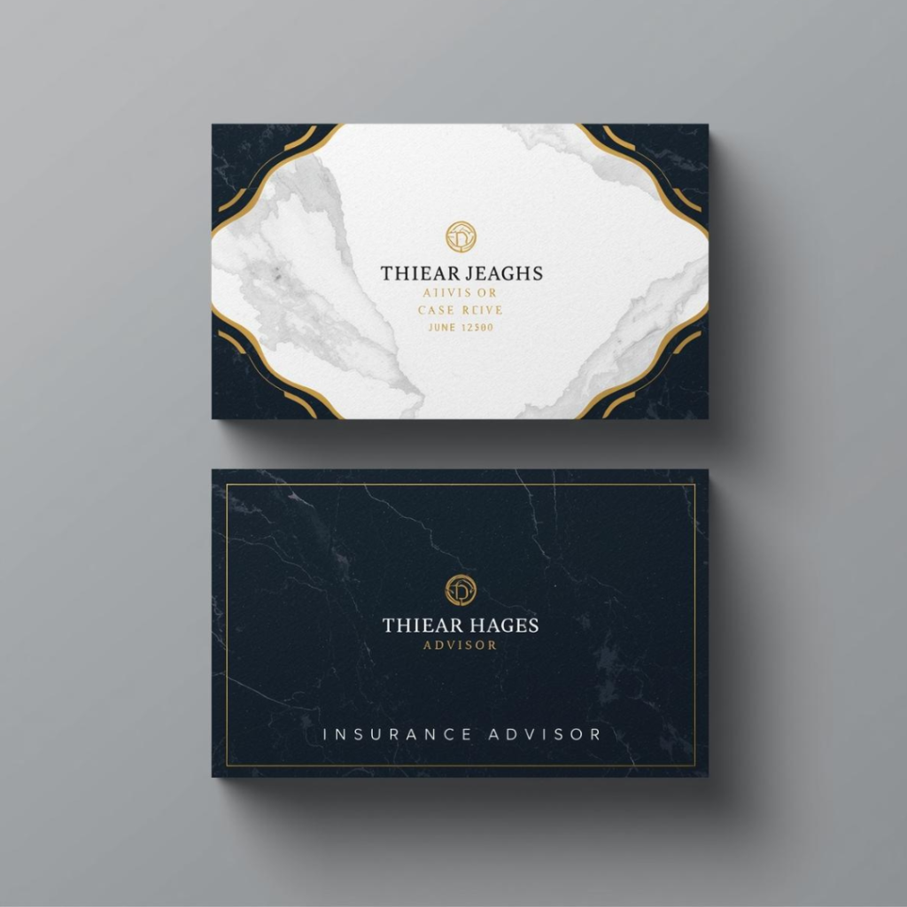 Insurance Advisor Visiting Card
