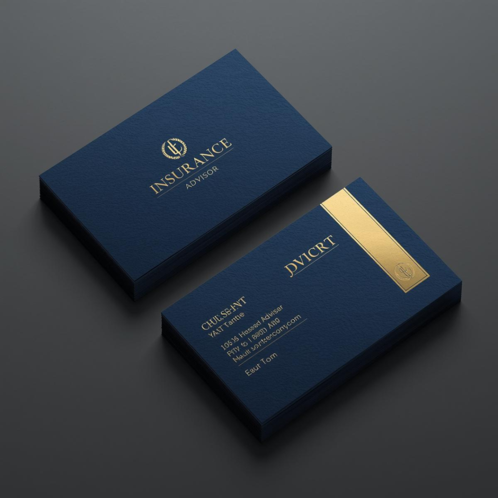 Insurance Advisor Visiting Card 5