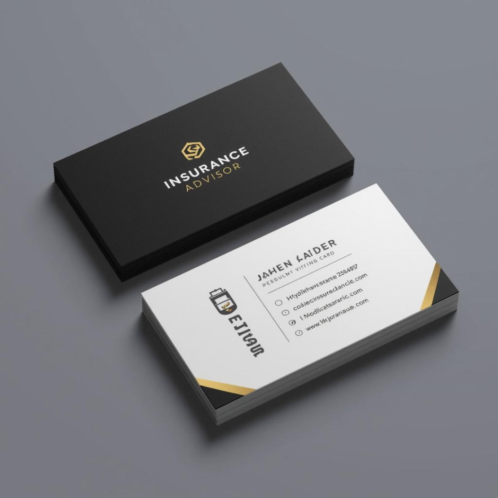 Insurance Advisor Visiting Card