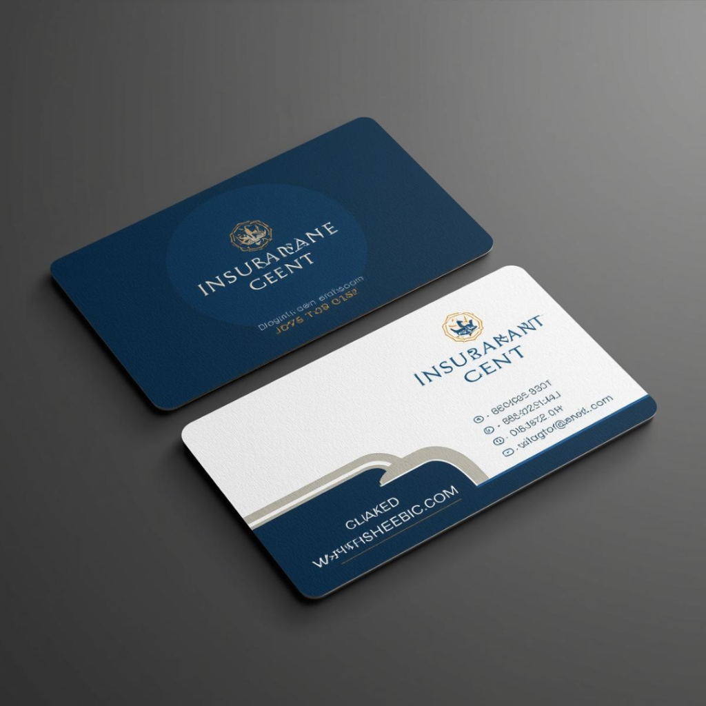 Insurance Agent Visiting Card 2
