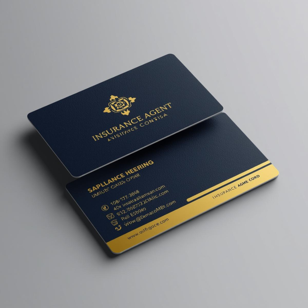 Insurance Agent Visiting Card 3