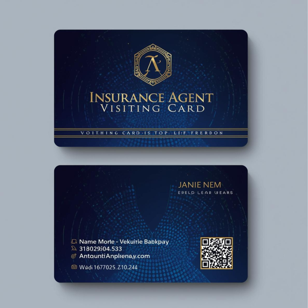Insurance Agent Visiting Card