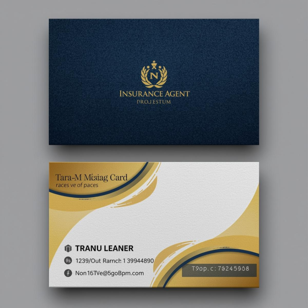 Insurance Agent Visiting Card