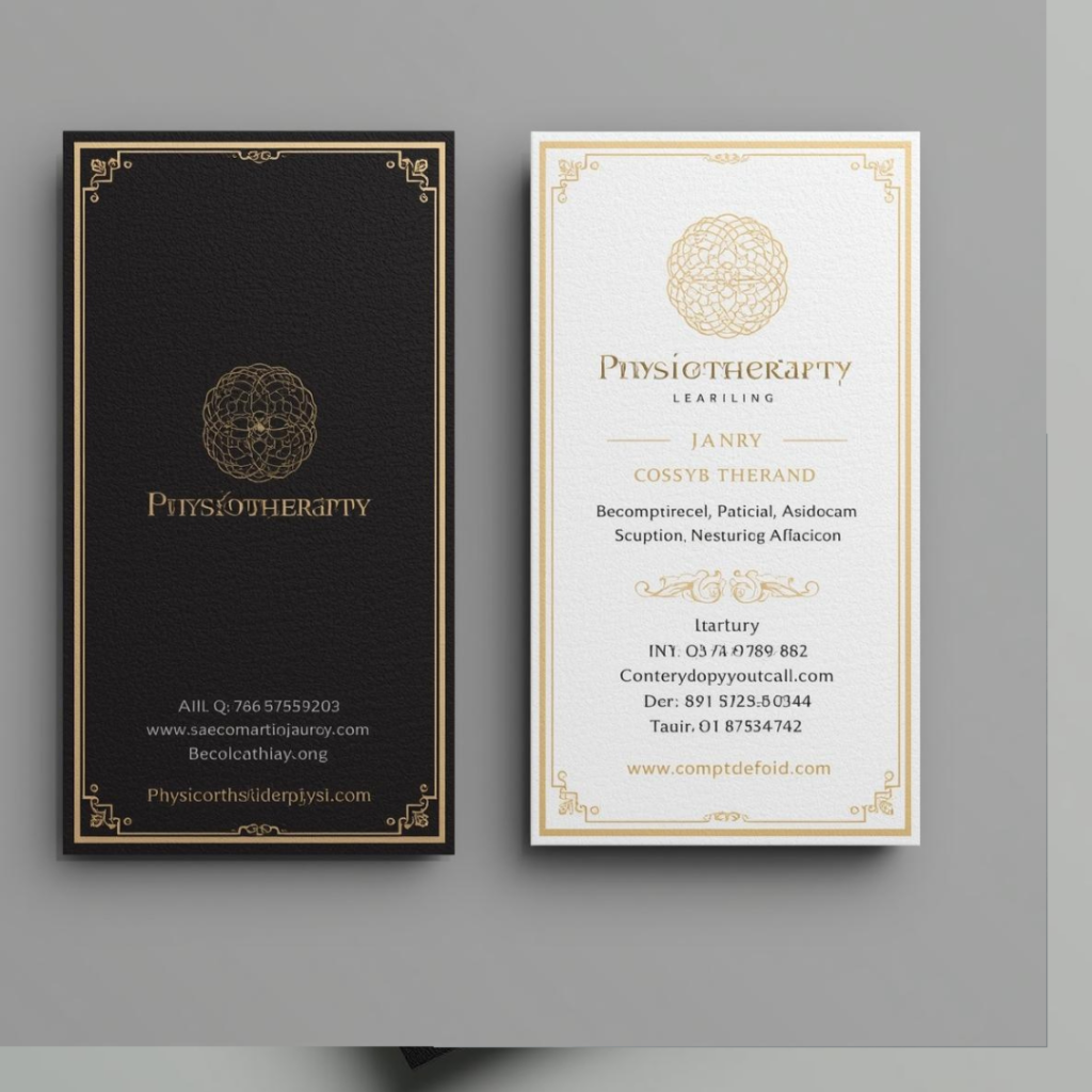 Physiotherapy Visiting Card