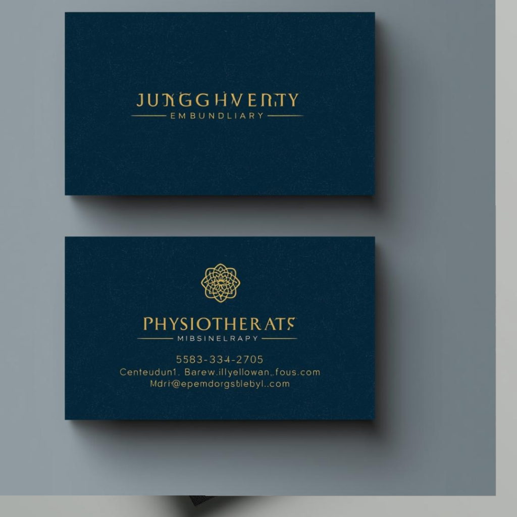 Physiotherapy Visiting Card