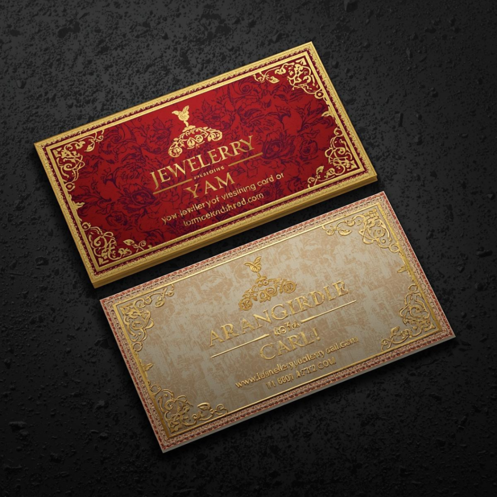 Jewellery Visiting Card Design
