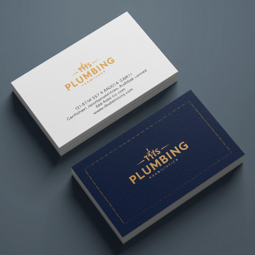 Plumber Visiting Card