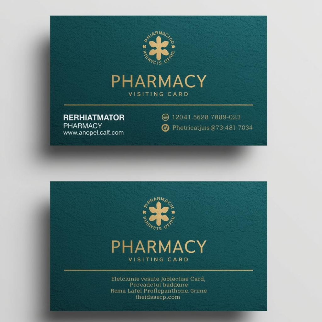 Pharmacy Visiting Card