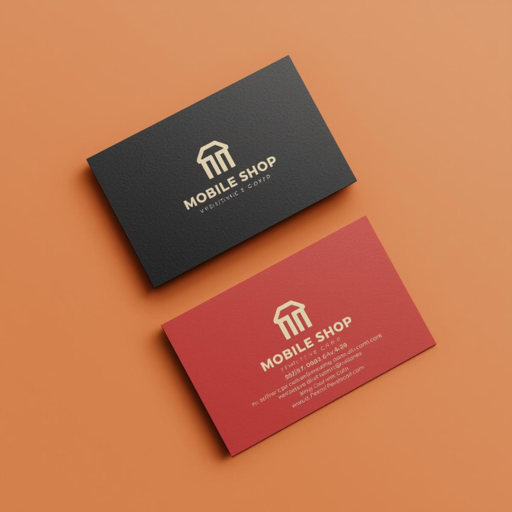Mobile Shop Visiting Card