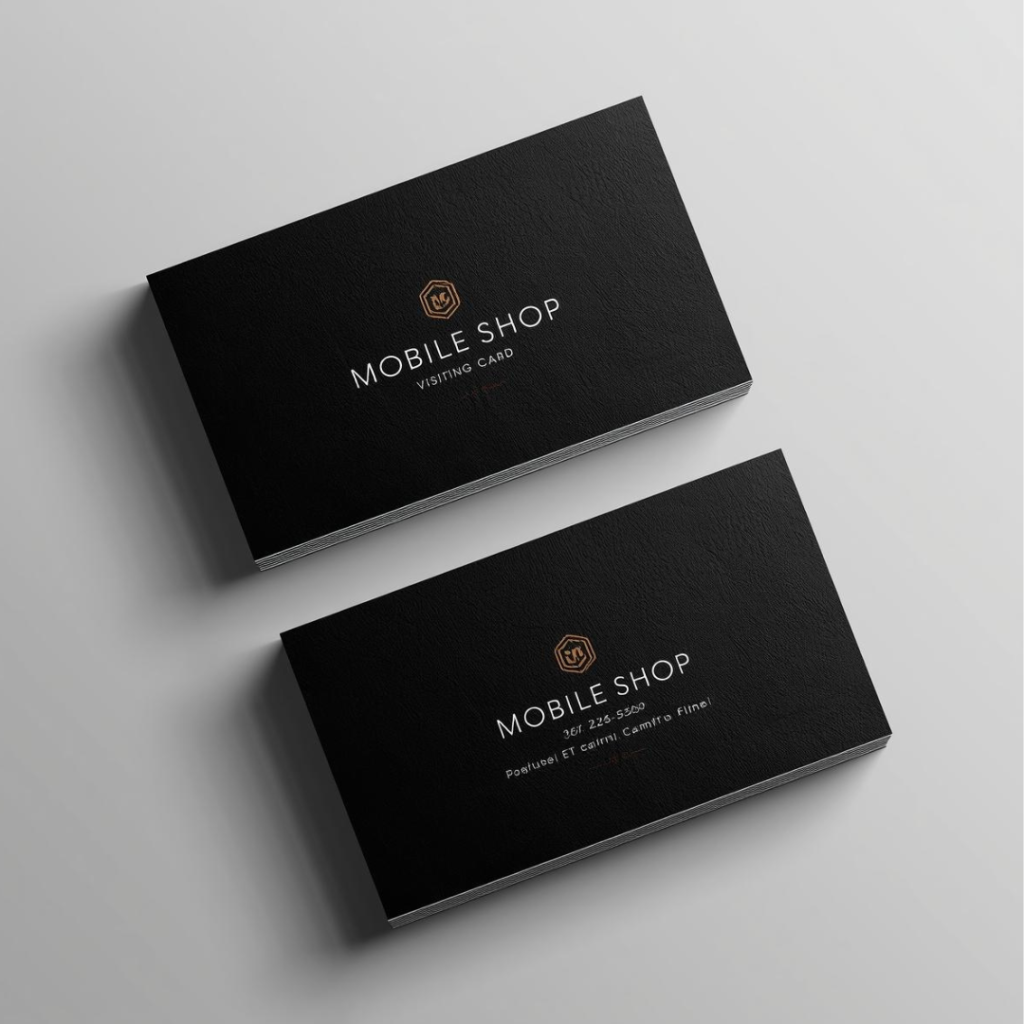 Mobile Shop Visiting Card