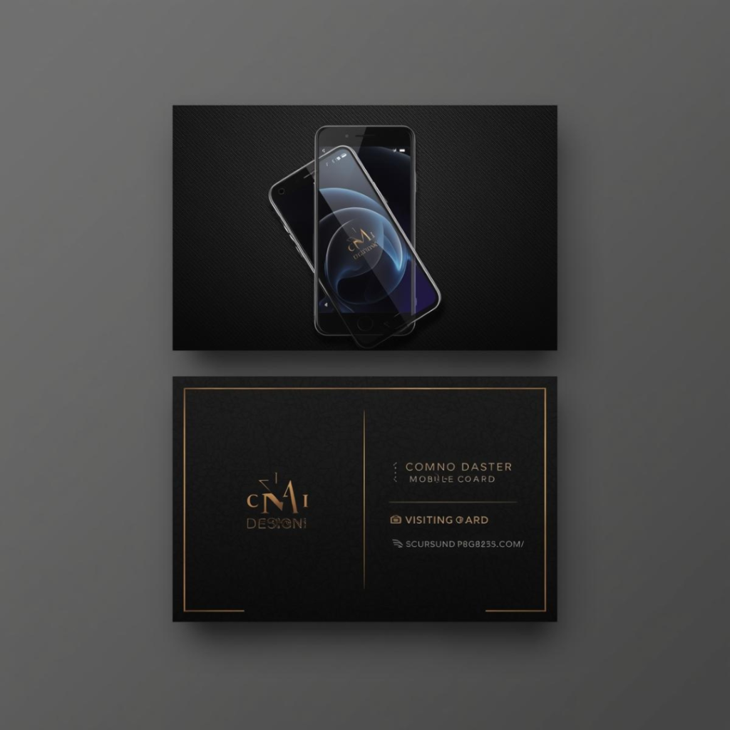 Mobile Shop Visiting Card 3