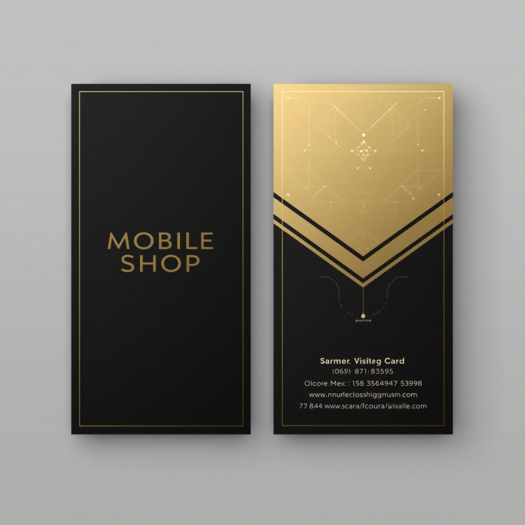 Mobile Shop Visiting Card 4