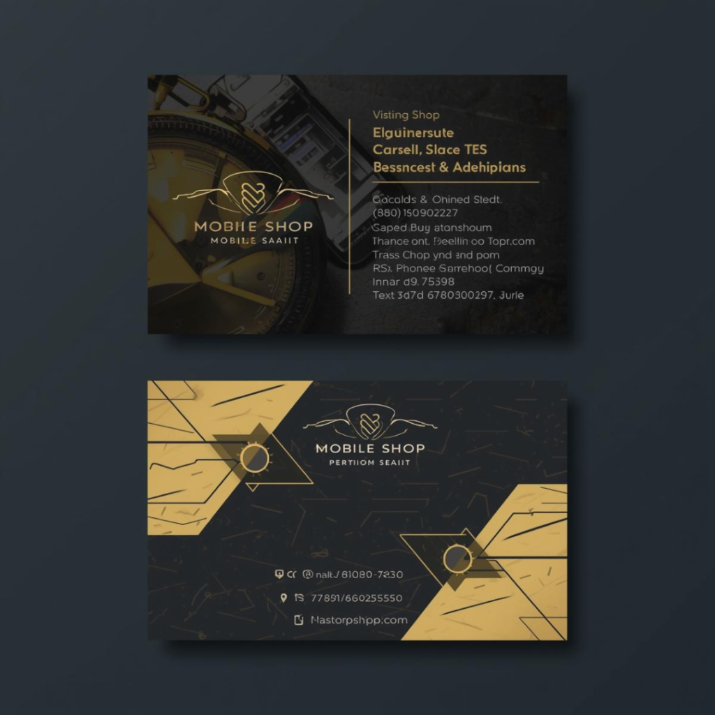 Mobile Shop Visiting Card
