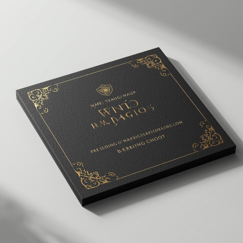 Paper Plate Visiting Card