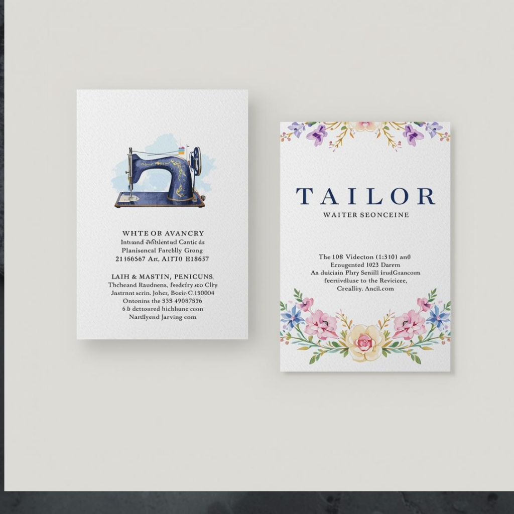 Tailor Visiting Card