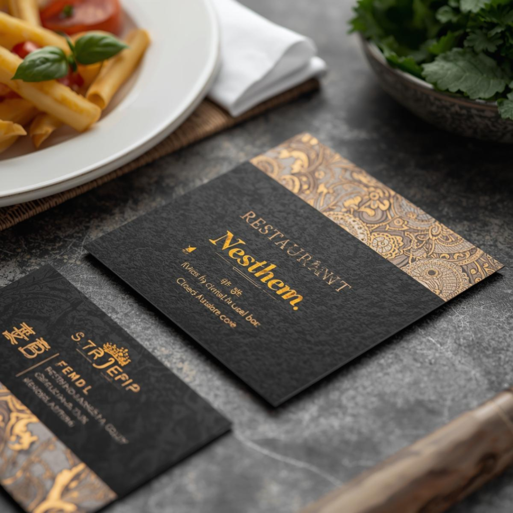 Restaurant Visiting Card