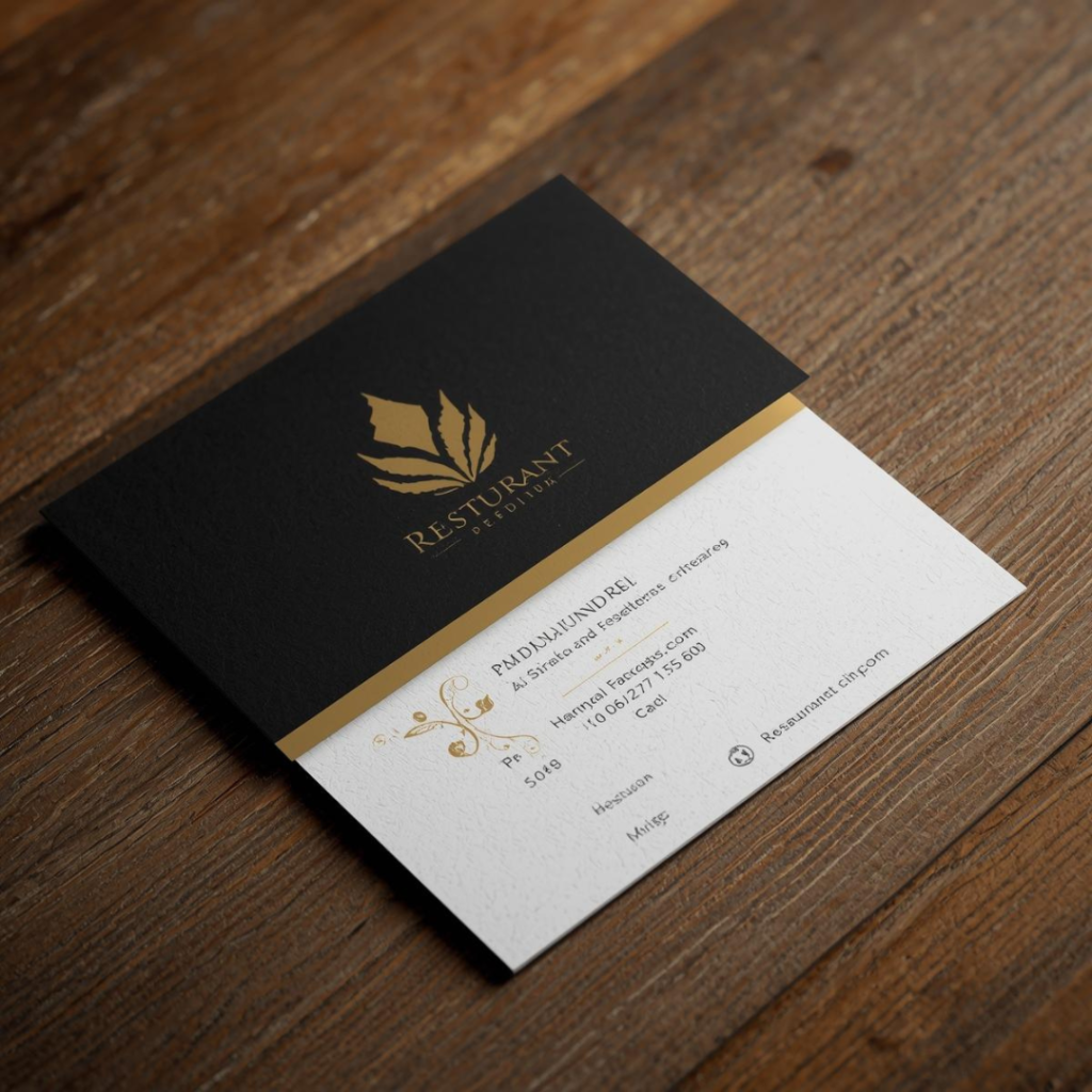 Restaurant Visiting Card