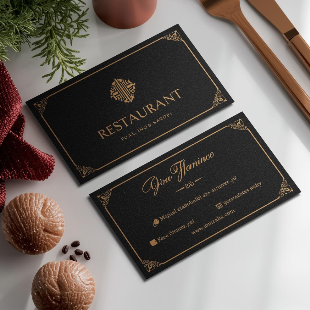 Restaurant Visiting Card