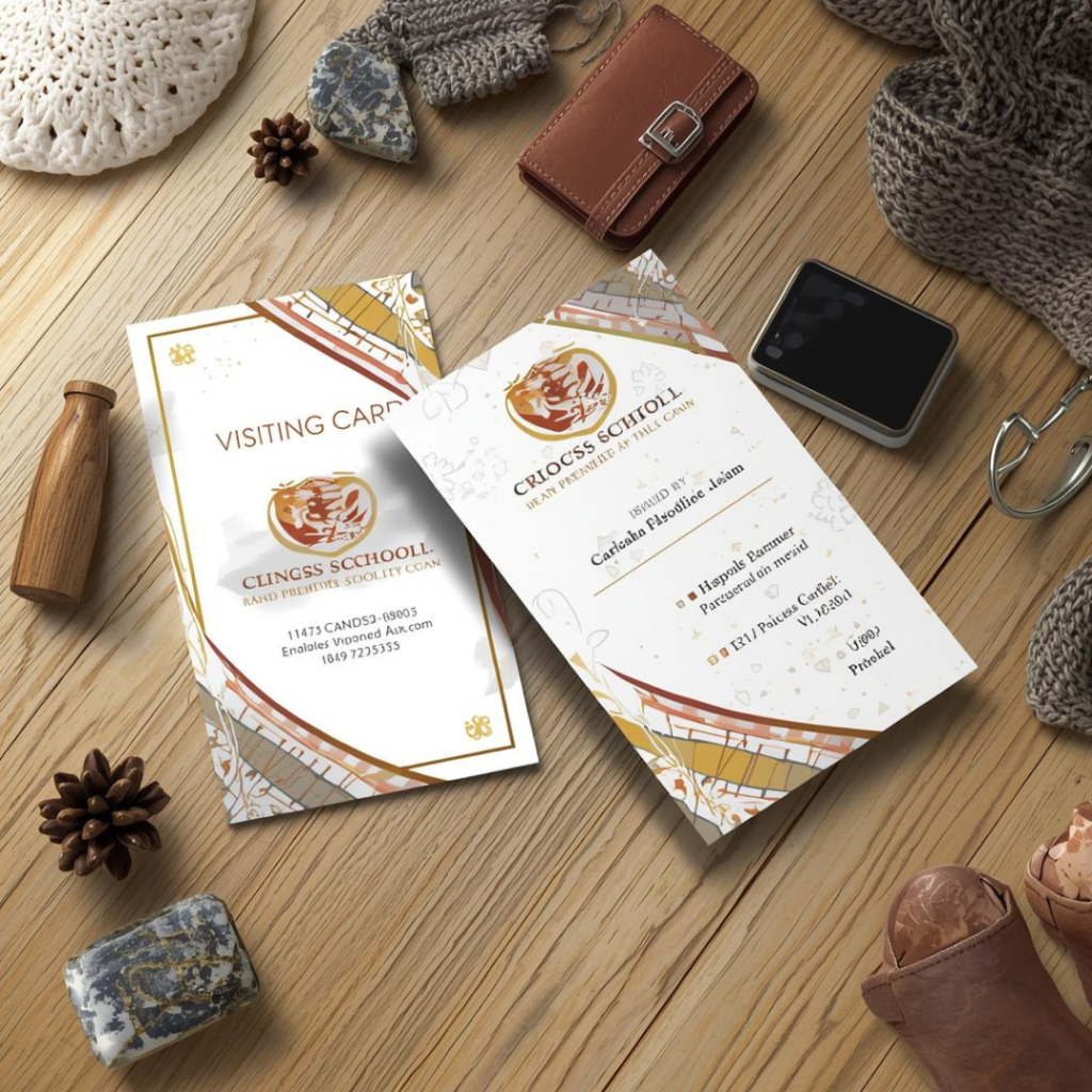 School Visiting Card