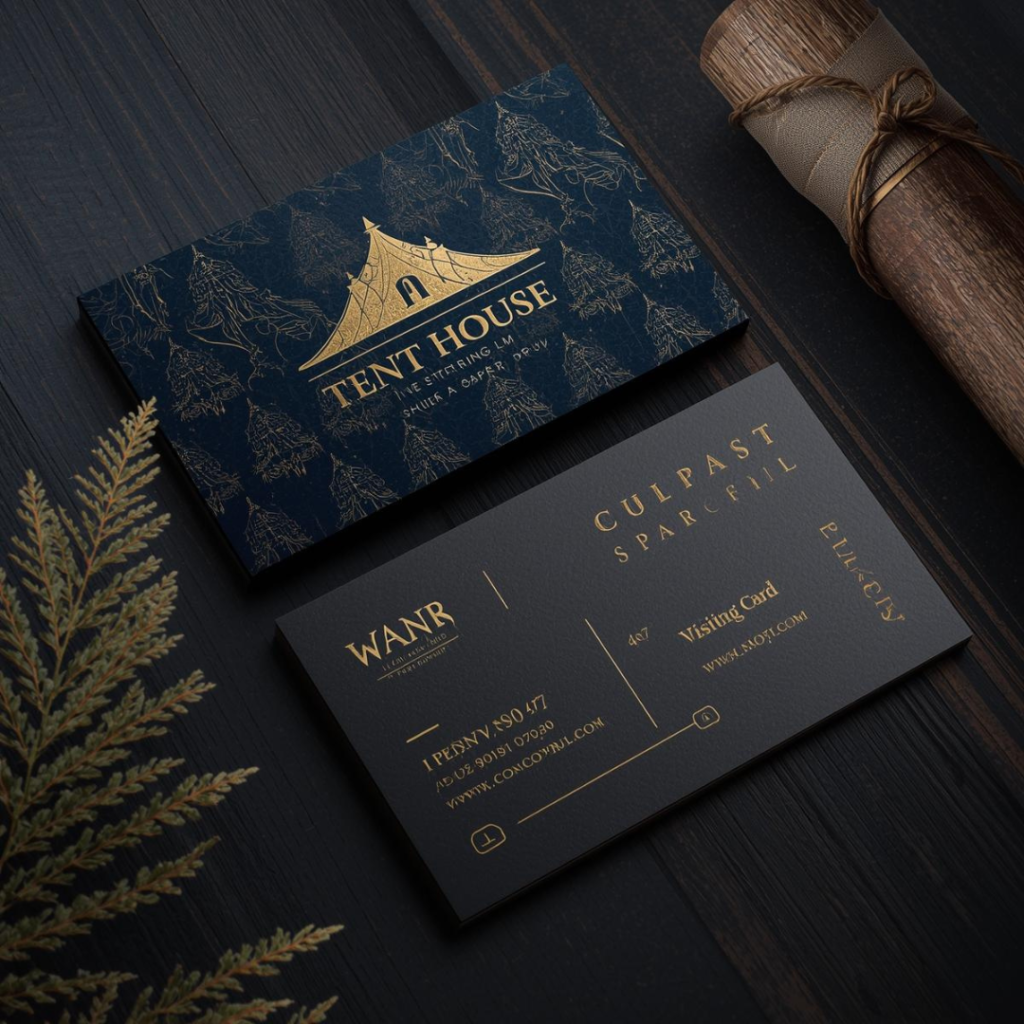Tent House Visiting Card
