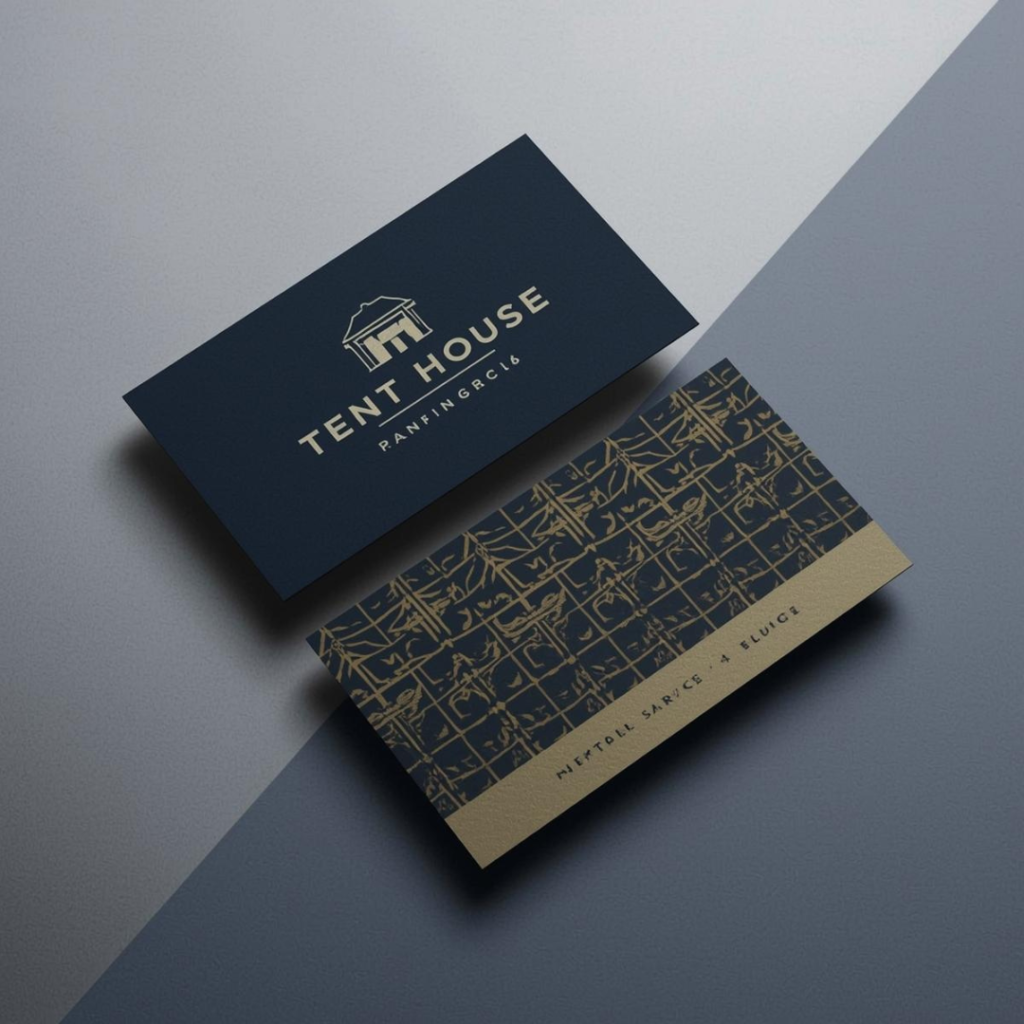 Tent House Visiting Card