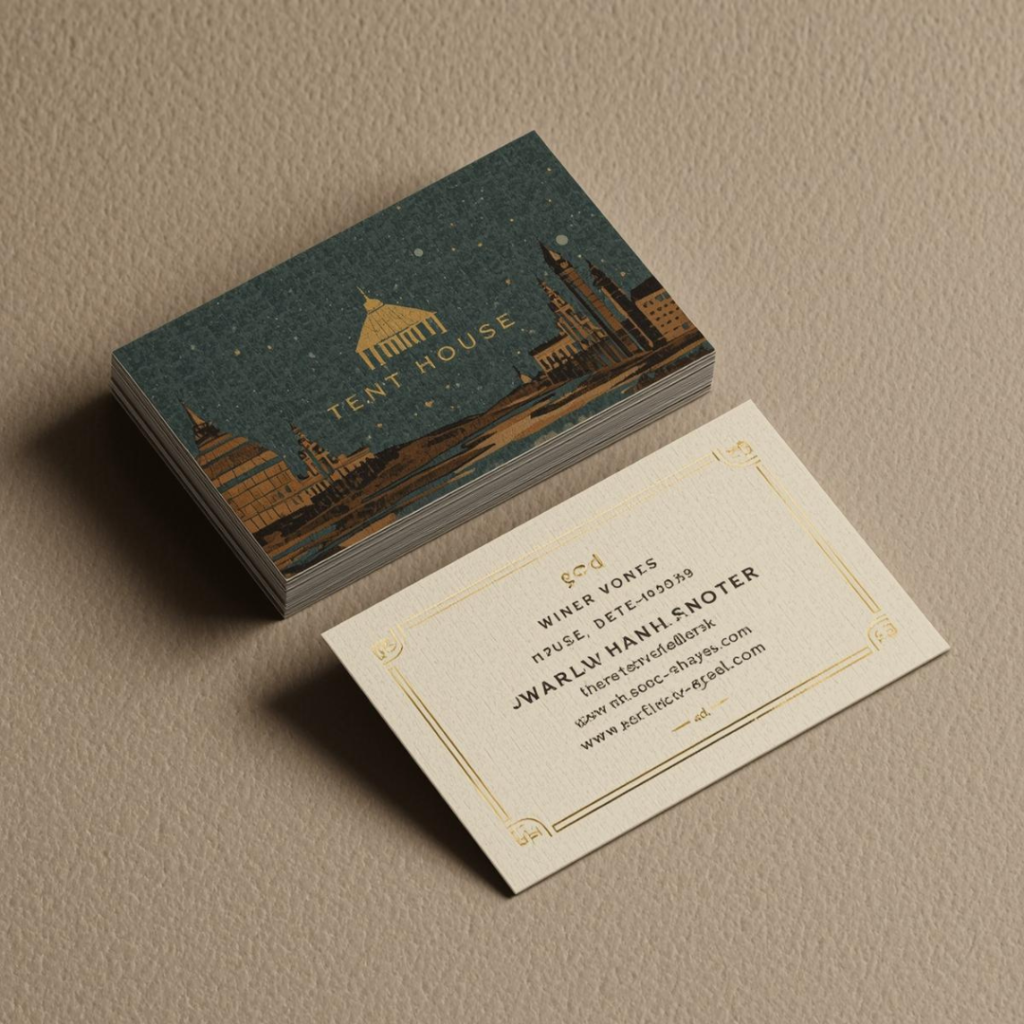 Tent House Visiting Card
