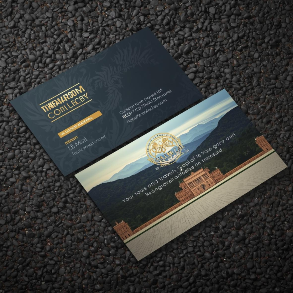 Tours and Travels Visiting Card
