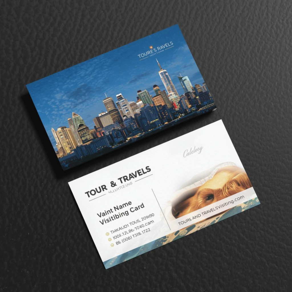 Tours and Travels Visiting Card