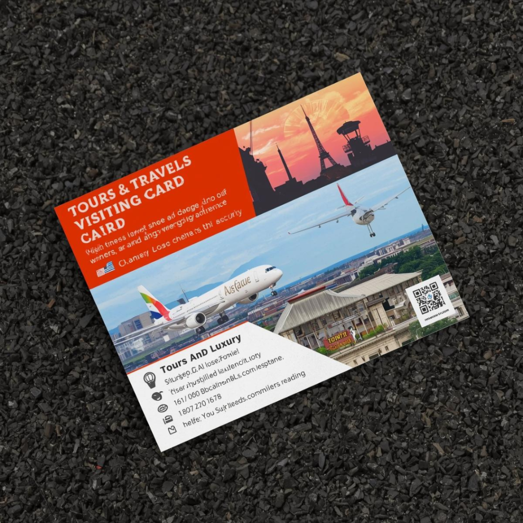 Tours and Travels Visiting Card