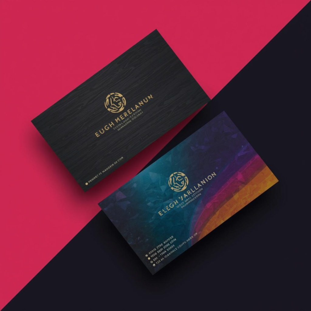 Event Management Visiting Card