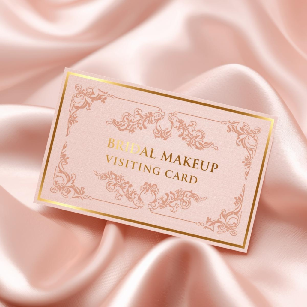 bridal makeup visiting card 9