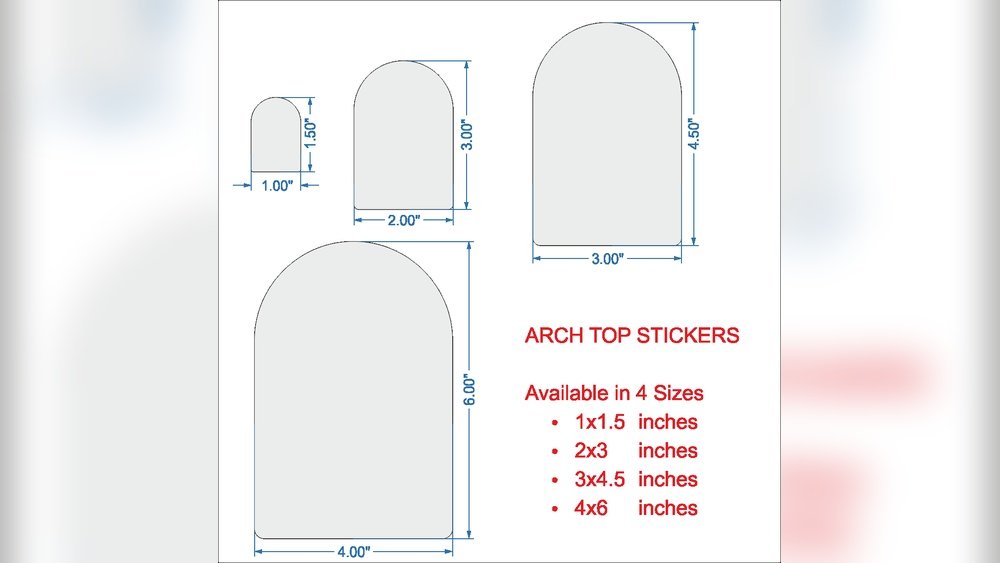 Arch Shape Sticker: Transform Your Space with Stylish Designs