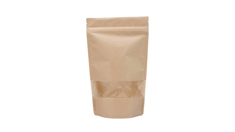 Kraft Paper Standup Pouch With Window: Boost Brand Visibility Instantly